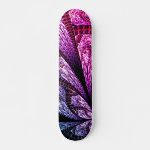 Lavish Paarse Fractal Design Digital Art Persoonlijk Skateboard