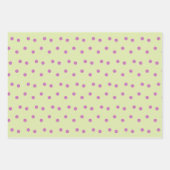 Lavish Peony over bleek groen Inpakpapier Vel (Voorkant 2)