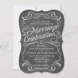 Lavish Scrolls Editable Color Wedding Invitations Kaart