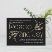 Lavish Soirée Bewerkbare Kleur Vakantie Kaart (Staand voorkant)