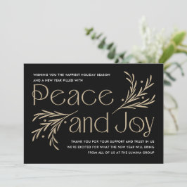 Lavish Soirée Bewerkbare Kleur Vakantie Kaart