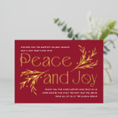 Lavish Soirée Folie Company Zakelijke vakantie Kaa Folie Feestdagenkaart (Staand Voorkant)