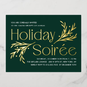 Lavish Soirée Folie Holiday Invitation Briefkaart