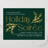 Lavish Soirée Folie Holiday Invitation Briefkaart (Voorkant)