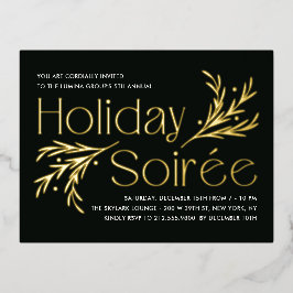Lavish Soirée Folie Holiday Invitation Briefkaart