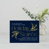 Lavish Soirée Folie Holiday Invitation Briefkaart (Staand Voorkant)