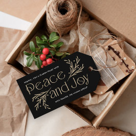 Lavish Soirée Holiday Label Kerstcadeau Tags Cadeaulabel