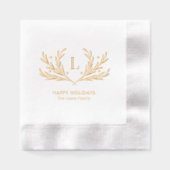 Lavish Soirée Holiday Party Folie Napkins Folie Servetten (Voorkant)