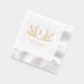 Lavish Soirée Holiday Party Folie Napkins Folie Servetten (Links)