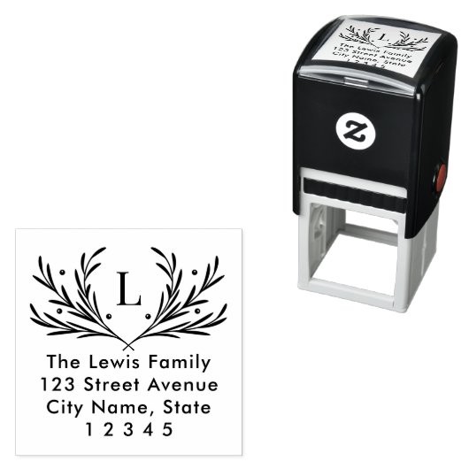 Lavish Soirée Kerstvakantie Self-Inking Stamp Zelfinktende Stempel (In situ)
