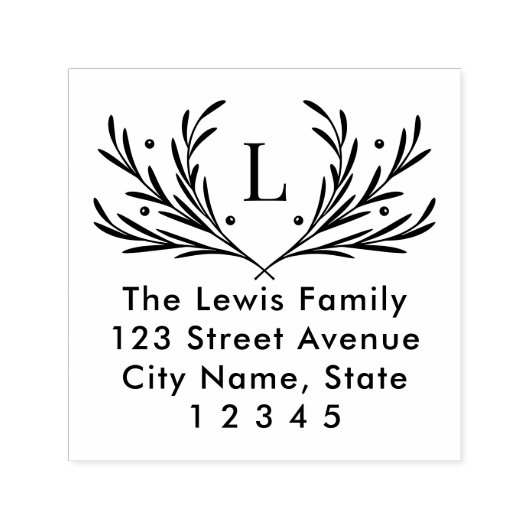 Lavish Soirée Kerstvakantie Self-Inking Stamp Zelfinktende Stempel (Design)