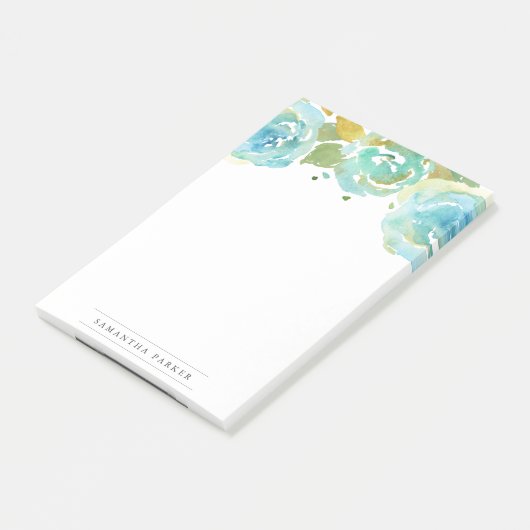Lavish | Waterverf Florals Post-it® Notes (Schuin)