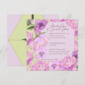 Lavish Wedding Uitnodiging (Voorkant / Achterkant)