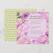 Lavish Wedding Uitnodiging (Voorkant / Achterkant)