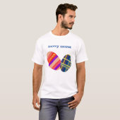 LavishlyOn Monogram Happy Easter Eggs T-shirt (Voorkant volledig)