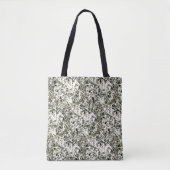 LavishlyOn Original Winter White Camo Tote Bag (Voorkant)