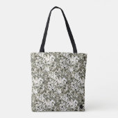 LavishlyOn Original Winter White Camo Tote Bag (Achterkant)