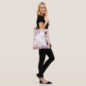 LavishlyOn Rainbow Birds Sun Sky Tote Bag (Op model)