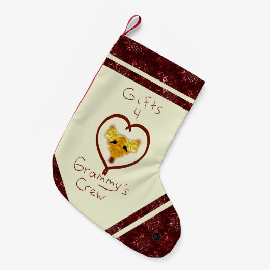 LavishlyOn Reindeer Gifts for Grammy's Crew Kleine Kerstsok (Voorkant (Hangend))