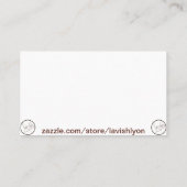 LavishlyOn Sow Seeds of Love Dandelion Note Visitekaartje (Achterkant)