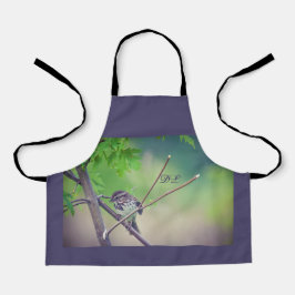 LavishlyOn Spring Bird Natuur Hues Schort