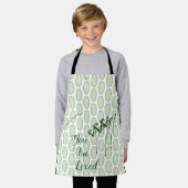 LavishlyOp Groen ben je dol op hartopmerkingen Schort (Gedragen)