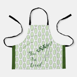 LavishlyOp Groen ben je dol op hartopmerkingen Schort