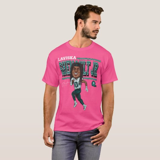 Laviska Shenault Jr. Jacksonvilles Cartoon T-shirt (Voorkant volledig)