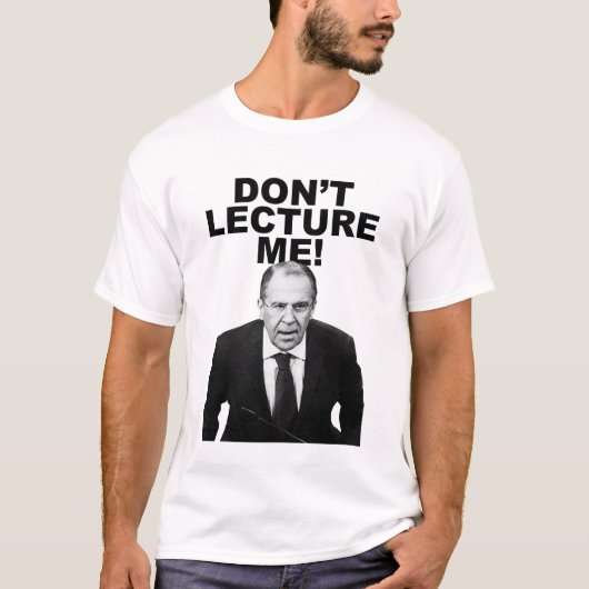 Lavrov Poetin Rusland T-shirt (Voorkant)