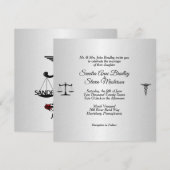 Law and Medicine Union Red Rose Kaart (Voorkant / Achterkant)