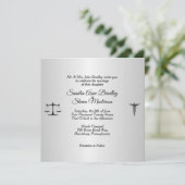 Law and Medicine Union Red Rose Kaart (Staand voorkant)