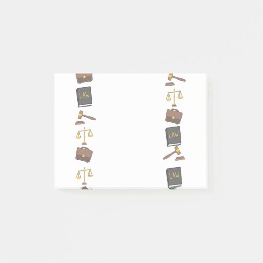 Law design notitieblok post-it® notes (Voorkant)