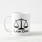 Law Dog Koffiemok (Links)