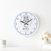 Law Enforcement Keepsake Thin Blue Line Grote Klok (Huis)