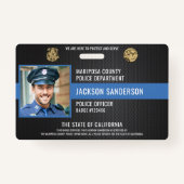 Law Enforcement Police Department Employee ID Badge (Voorkant)