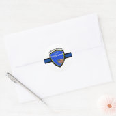 Law Enforcement Ronde Sticker (Envelop)
