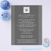 Law Firm Announcement Flyer (Enkel)
