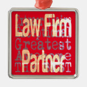 Law Firma Partner Extraordinaire Metalen Ornament (Voorkant)