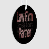 Law Firma Partner Extraordinaire Ornament (voorkant)