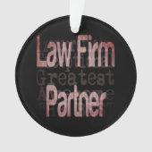Law Firma Partner Extraordinaire Ornament (voorkant)