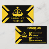 Law & Justice Advisor – broader and professional Visitekaartje (Voorkant / Achterkant)