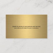 Law Justice Scales Logo | Zakelijk Man in Suit Visitekaartje (Achterkant)