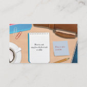 Law Kantoor Work Visitekaartje (Achterkant)