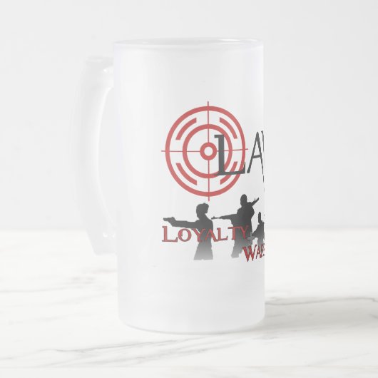 LAW Koudglas Matglas Bierpul (Voorkant links)