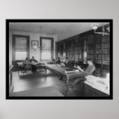 Law Library aan Howard University 1900 Poster (Voorkant)