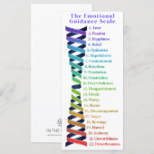 Law of Attraction Emotion Guidance Scale Bookmark (Voorkant / Achterkant)