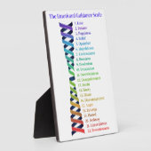 Law of Attraction Emotional Guidance Chart Fotoplaat (Zijkant)