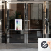 Law of Attraction Emotional Guidance Scale Chart Raamsticker (Kantoordeur)