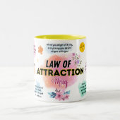 Law Of Attraction Mug Tweekleurige Koffiemok (Center)