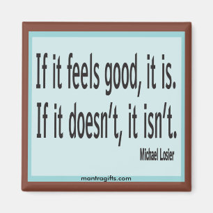 "Law of Attraction" Quote Michael Losier Magneet